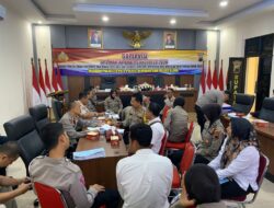 Polres Rembang Ikuti Supervisi Ops Mantap Brata 2023 dari Polda Jateng