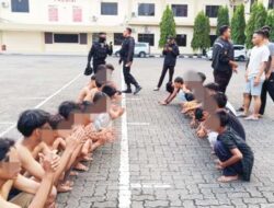 22 Pemuda Diamankan Polisi, Bawa Senjata Tajam Diduga Akan Tawuran di Jalan Gajah Semarang