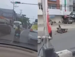 Viral! 3 Bocah di Semarang Kecelakaan Saat Naik Sepeda Listrik di Jalan Raya, Sempat Ditegur Pemobil!