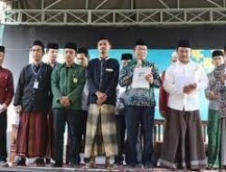 Polri Silaturahmi dan Deklarasi Pemilu Damai 2024 di Ponpes Al Barokah Babat
