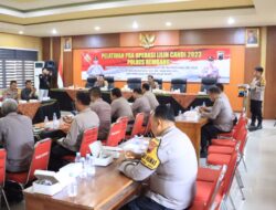 Gelar Latihan Pra Ops Lilin Candi 2023, Polres Rembang Siap Amankan Nataru