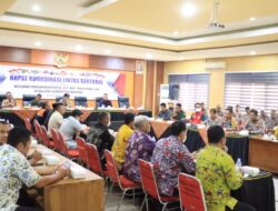 Polres Rembang Serta Stakeholder Gelar Rakor Linsek Ops Lilin Candi 2023 Jelang Nataru,