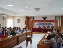 Bahas Pengamanan Nataru 2024, Polrestabes Semarang Gelar Rapat Linsek