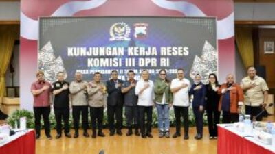 Kunjungi Polda Jawa Tengah, Komisi III DPR-RI Apresiasi Kinerja Polri