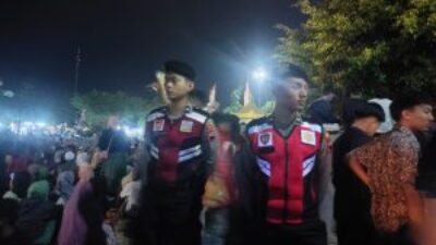 Pemuda Ansor Bersholawat, Personil Polres Banjarnegara Beri Pengamanan
