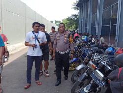 Ratusan Personel Polresta Pati Amankan 2 Stroke Bike Day yang Meriahkan New Monata