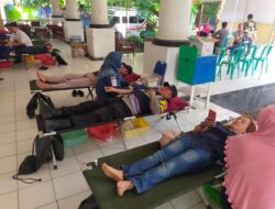 Bhabinkamtibmas Doropayung Monitor Keselamatan Pelaksanaan Donor Darah di Juwana