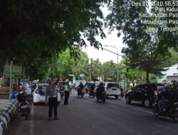 Pohon Ranting Menghalangi APILL, Satlantas Polresta Pati Peringatkan Potensi Kecelakaan