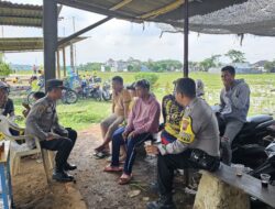 Sosialisasi Pemilu Damai, Polsek Batang Kota Ajak Warga Ngopi Bareng