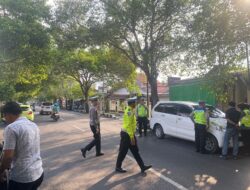 Potensial Laka Penerobos Rambu-rambu Ditindak Tegas, Satlantas Polresta Pati Jaring 11 Pelanggar di Jalan Sunan Kalijaga