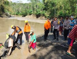 Polsek Punggelan Banjarnegara Bantu Pencarian Korban Laka Air Serta Evakuasi Truk