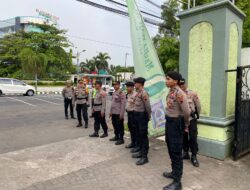 Sebanyak 25 Personel Polsek Margorejo dan Polresta Pati Amankan Acara Silaturahmi Kyai Kampung