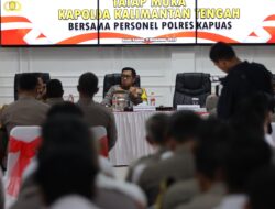 Kapolda Kalteng Tekankan Netralitas Pemilu 2024 Dihadapan Ratusan Personil Polres Kapuas