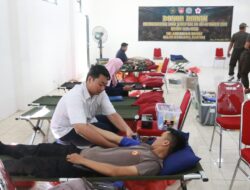 Donor Darah Meriahkan Peringatan Hari Juang Kartika, Polresta Pati Terlibat Aktif