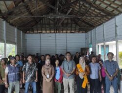 Gelar Sosialisasi Bahaya Narkoba, Polres Lamandau Kunjungi Desa Tanjung Beringin