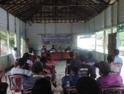 Satresnarkoba Polres Lamandau Gelar Sosialisasi Bahaya Narkoba di Desa Tanjung Beringin