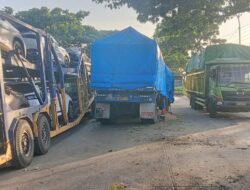 Dua Truk Adu Banteng di Jalan Pati – Juwana, Polisi : Sopir Selamat, Kerugian Material ditaksir Rp 50 Juta
