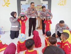 Polisi Sahabat Anak, Satlantas Polresta Pati Terima Kunjungan Murid TPA Rumah Syaffiyah Kayen