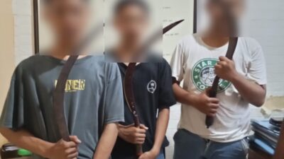 Cegah Aksi Tawuran, 13 Pelajar Digelandang ke Kantor Polsek Sukolilo