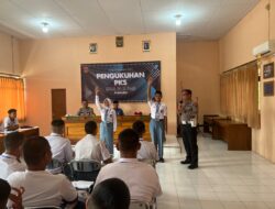 Satlantas Polresta Pati Berikan Materi Pengukuhan PKS di SMAN 02