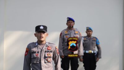 Landasan Tugas, Personel Polresta Pati Rutin Melaksanakan Pengucapan Tribrata dan Catur Prasetya