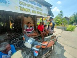 Berikan Himbauan dan Pendekatan, Bhabinkamtibmas Polsek Margoyoso Patroli Dialogis di Desa Tanjungrejo