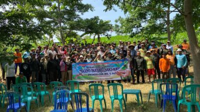 Kapolsek Winong Sambut Kegiatan Penghijauan Blok 1 Perhutani Wilayah Desa Godo