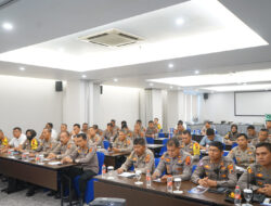 Anggota Polres Sukoharjo Ikuti Latihan Pra Operasi Lilin Candi 2023