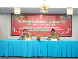 Personil Polres Sukoharjo Ikuti Latihan Pra Operasi Lilin Candi 2023