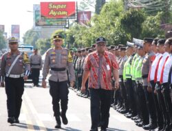 Kawal Pengamanan Nataru 2024, Polres Banjarnegara Gelar Operasi Lilin Candi