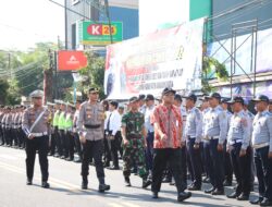 Apel Gelar Pasukan Operasi Lilin Candi 2023, Polres Banjarnegara Bersama Stakeholder Siap Amankan Nataru