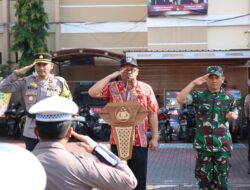 Apel Gelar Pasukan Operasi Lilin Candi 2023, Polres Banjarnegara Bersama Stakeholder Terkait Siap Amankan Nataru