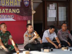 Dialog Kamtibmas: Jumat Curhat Polres Batang di Pendopo Kelurahan Watesalit