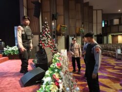 Jelang Perayaan Natal, Polres Sukoharjo Sterilisasi Gereja