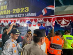 Pospam Ops Lilin Seulawah Pelabuhan Balohan Sabang Ditinjau Dirlantas Polda Aceh