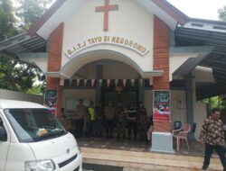 Gereja-Gereja di Wilayah Tayu Terjamin Keamanannya, Polisi Lakukan Sterilisasi