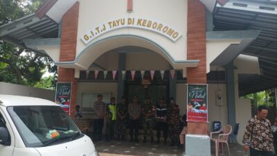 Kekhusukan Beribadah di 6 Gereja Tayu Dijamin oleh Personel Polsek