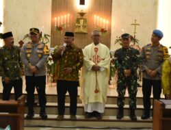 Seluruh Petugas Diminta Waspada: Kapolresta Pati Awasi Keamanan Natal di Tiga Gereja