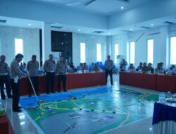 Tactical Floor Game, Ditlantas Polda Aceh Antisipasi Kemacetan saat Tahun Baru 2024