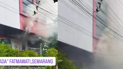Swalayan ADA Fatmawati Semarang Kebakaran, Api Terlihat di Plafon Bangunan
