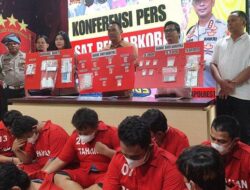 Polrestabes Semarang Bongkar 15 Kasus Narkoba Dalam Sebulan
