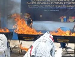 537 Bal Pakaian Thrift Selundupan Dimusnahkan di Semarang