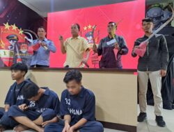Bawa Pedang Keliling Semarang Sambil Siaran Langsung, 3 Remaja Menangis Ditangkap Polisi