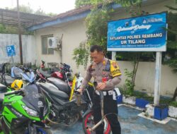 Lakukan Hunting System, Polres Rembang Razia Knalpot Brong