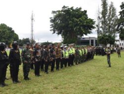 Personel Gabungan Diterjunkan untuk Pengamanan Kunjungan Presiden Joko Widodo di Wonosobo