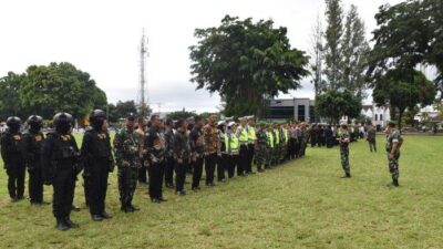 Personel Gabungan Diterjunkan untuk Pengamanan Kunjungan Presiden Joko Widodo di Wonosobo