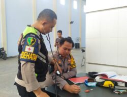 Pastikan Kesehatan Anggota, Dokkes Polres Batang Gelar Pemeriksaan Kesehatan