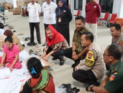 Sambang Gudang KPU Logistik, Polrestabes Semarang Awasi Ketat Pelipatan Surat Suara