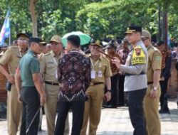 Polres Banjarnegara Lakukan Pengamanan Kunjungan Presiden di Desa Wisata Pagak