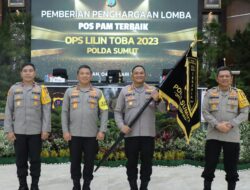 Raih Penghargaan, Polres Humbahas Jadi Pos PAM Terbaik di Operasi Lilin Toba 2023